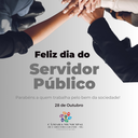 Feliz dia do Servidor Público